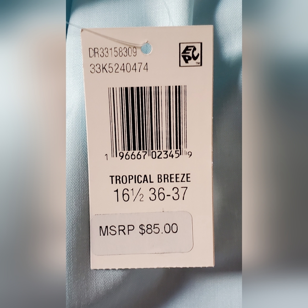 Calvin Klein Sky Blue Button-Up Shirt - Picture 2 of 5